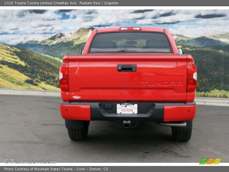 Radiant Red / Graphite 2016 Toyota Tundra Limited CrewMax 4x4
