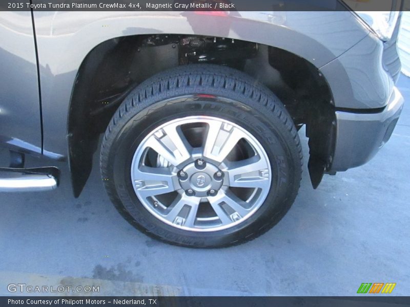 Magnetic Gray Metallic / Black 2015 Toyota Tundra Platinum CrewMax 4x4