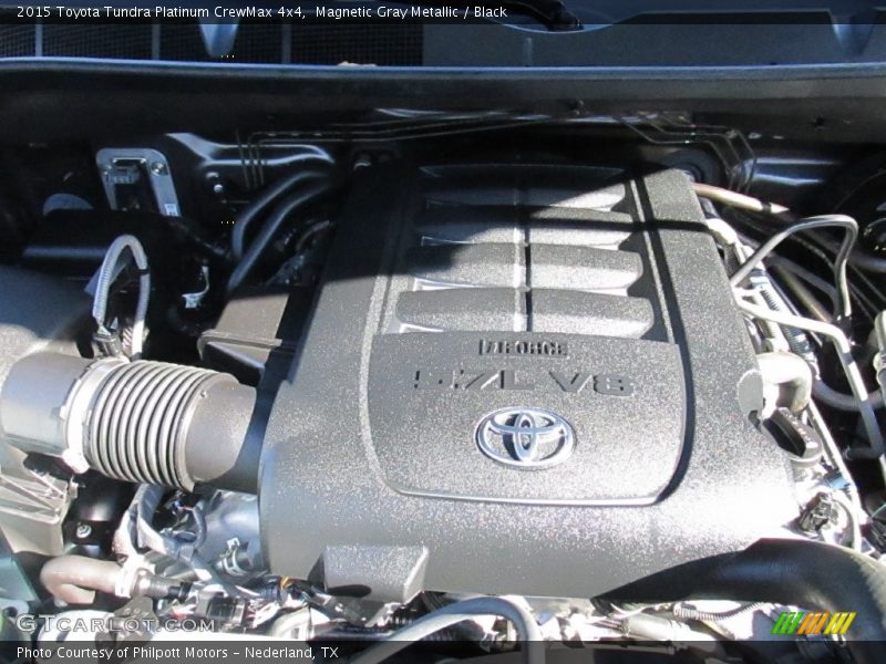 Magnetic Gray Metallic / Black 2015 Toyota Tundra Platinum CrewMax 4x4
