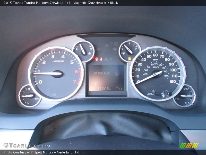 Magnetic Gray Metallic / Black 2015 Toyota Tundra Platinum CrewMax 4x4