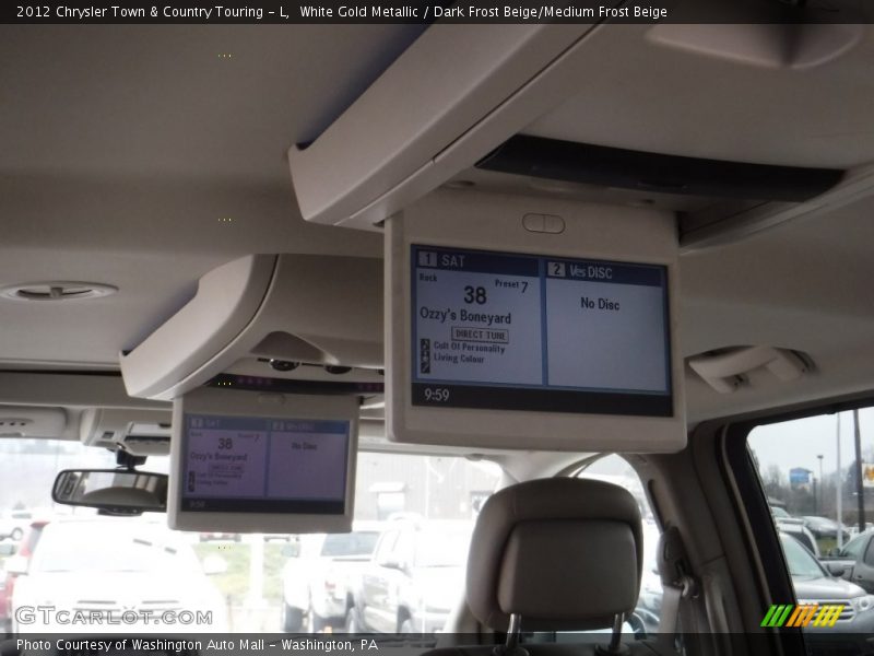 White Gold Metallic / Dark Frost Beige/Medium Frost Beige 2012 Chrysler Town & Country Touring - L