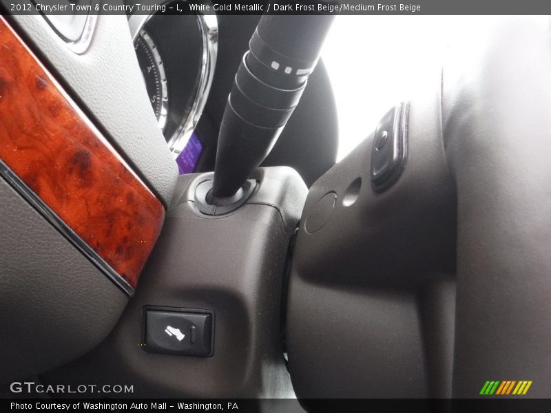 White Gold Metallic / Dark Frost Beige/Medium Frost Beige 2012 Chrysler Town & Country Touring - L