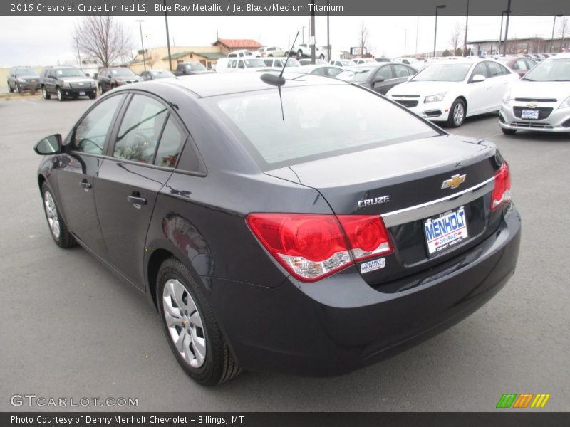 Blue Ray Metallic / Jet Black/Medium Titanium 2016 Chevrolet Cruze Limited LS