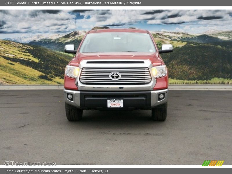 Barcelona Red Metallic / Graphite 2016 Toyota Tundra Limited Double Cab 4x4