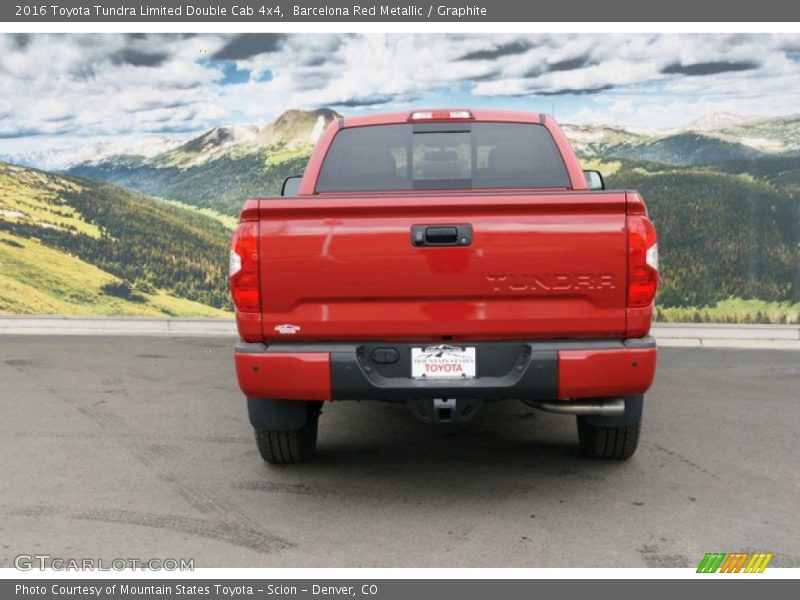Barcelona Red Metallic / Graphite 2016 Toyota Tundra Limited Double Cab 4x4