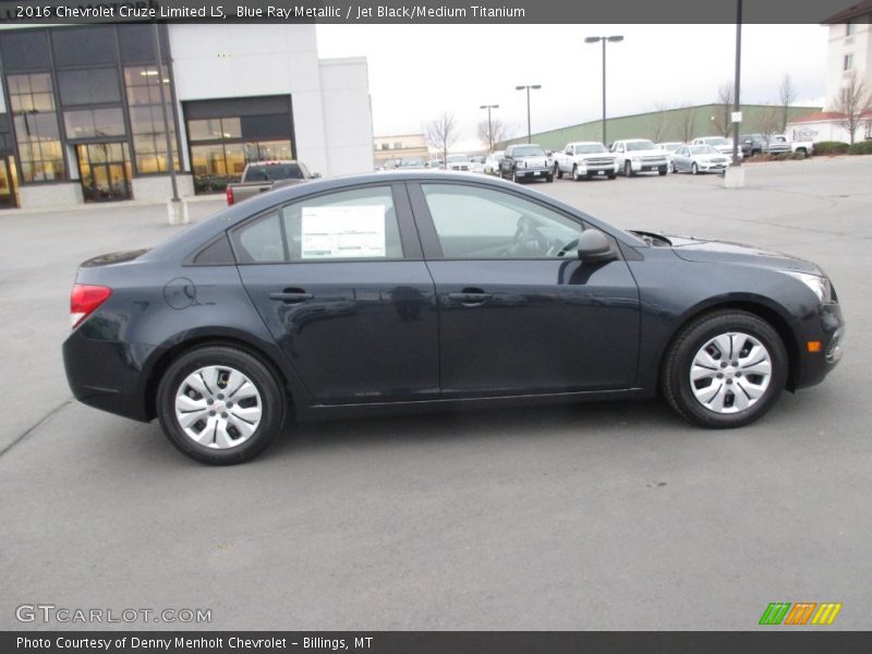 Blue Ray Metallic / Jet Black/Medium Titanium 2016 Chevrolet Cruze Limited LS