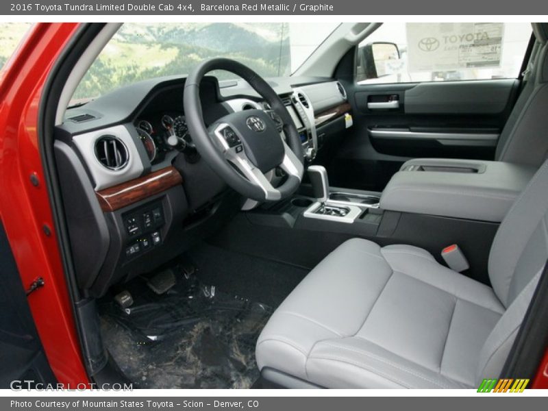 Barcelona Red Metallic / Graphite 2016 Toyota Tundra Limited Double Cab 4x4