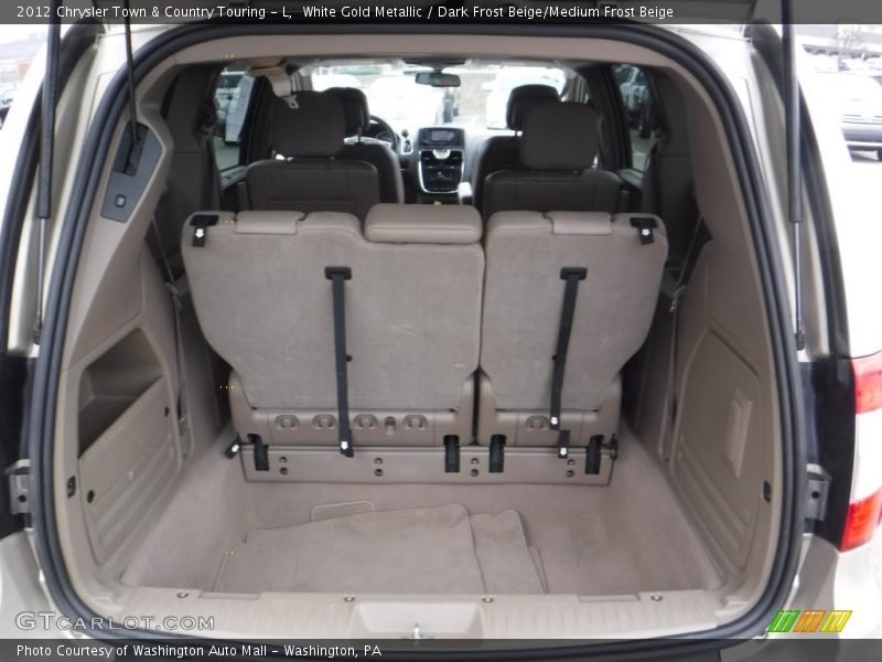 White Gold Metallic / Dark Frost Beige/Medium Frost Beige 2012 Chrysler Town & Country Touring - L