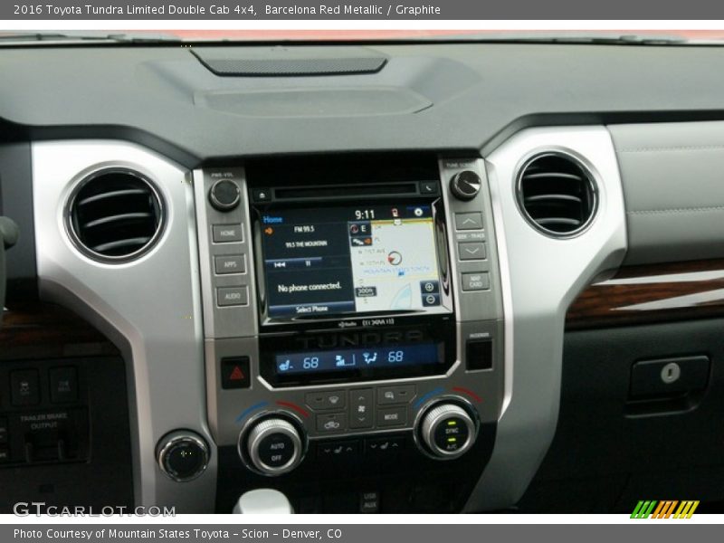 Barcelona Red Metallic / Graphite 2016 Toyota Tundra Limited Double Cab 4x4