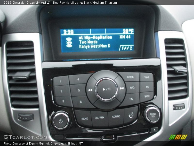 Blue Ray Metallic / Jet Black/Medium Titanium 2016 Chevrolet Cruze Limited LS