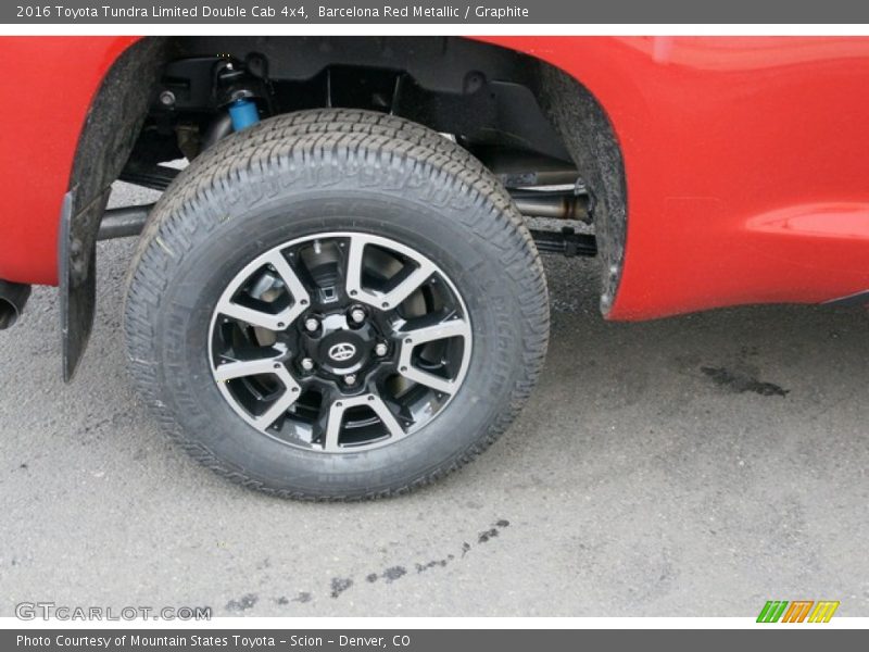 Barcelona Red Metallic / Graphite 2016 Toyota Tundra Limited Double Cab 4x4