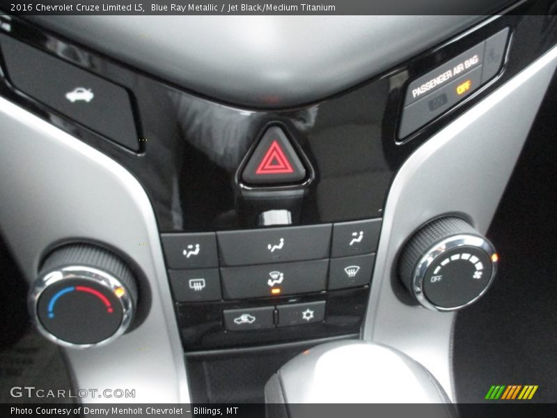 Blue Ray Metallic / Jet Black/Medium Titanium 2016 Chevrolet Cruze Limited LS