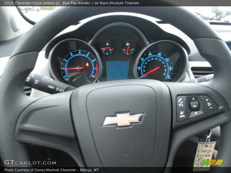 Blue Ray Metallic / Jet Black/Medium Titanium 2016 Chevrolet Cruze Limited LS
