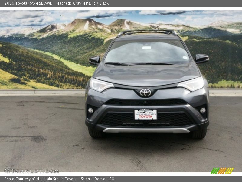 Magnetic Gray Metallic / Black 2016 Toyota RAV4 SE AWD