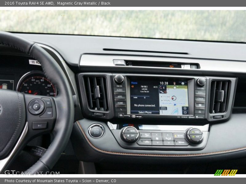 Magnetic Gray Metallic / Black 2016 Toyota RAV4 SE AWD