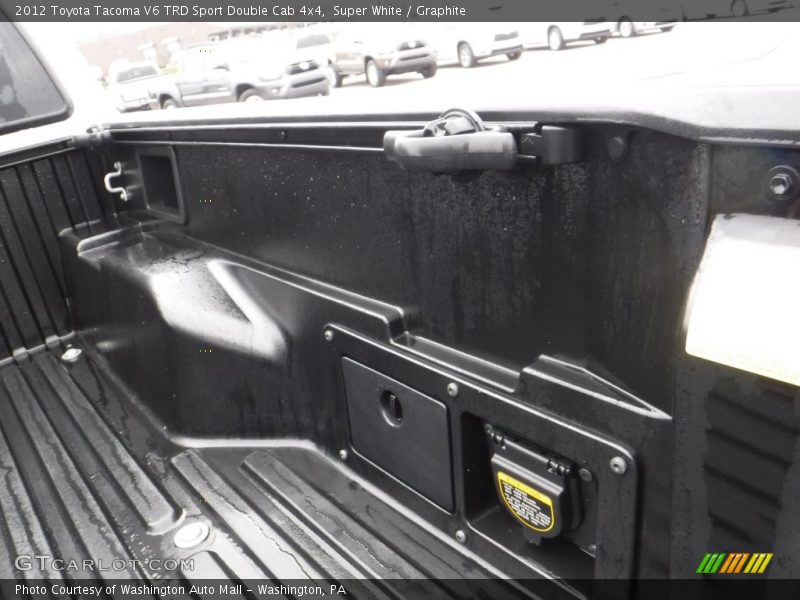 Super White / Graphite 2012 Toyota Tacoma V6 TRD Sport Double Cab 4x4