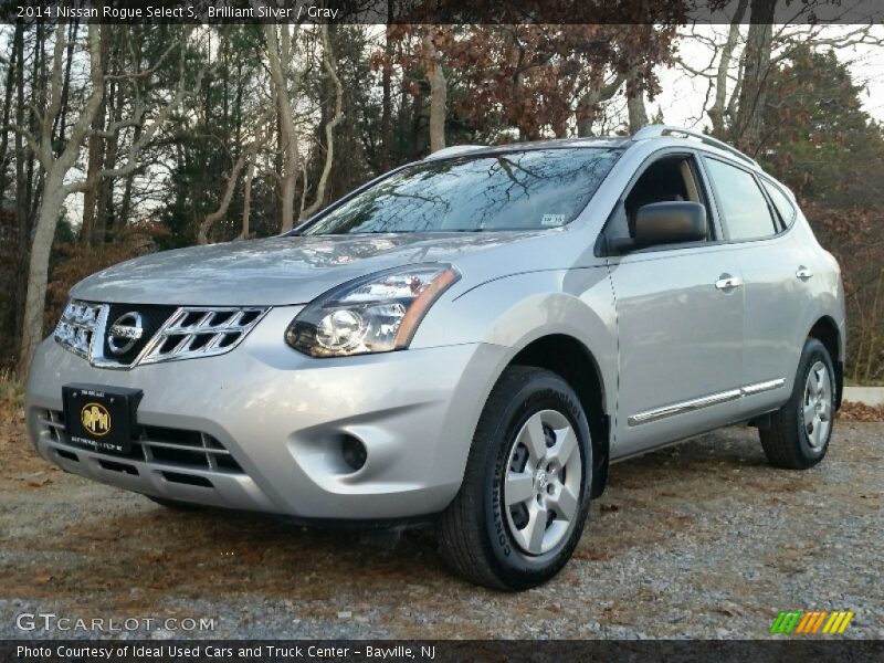 Brilliant Silver / Gray 2014 Nissan Rogue Select S