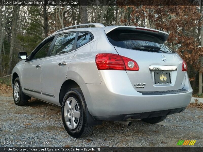 Brilliant Silver / Gray 2014 Nissan Rogue Select S