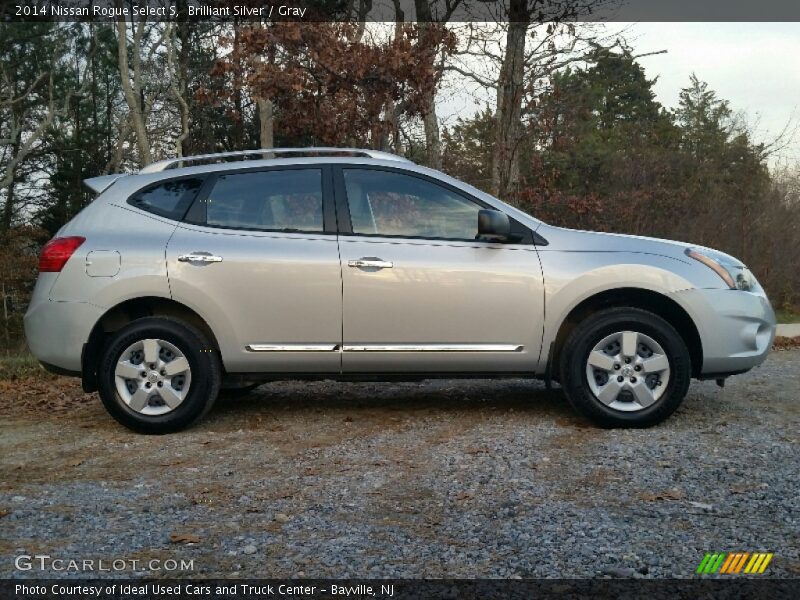 Brilliant Silver / Gray 2014 Nissan Rogue Select S