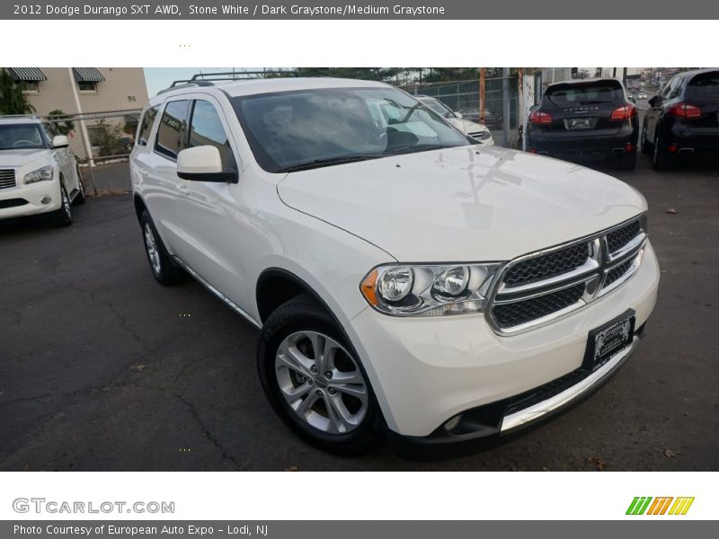 Stone White / Dark Graystone/Medium Graystone 2012 Dodge Durango SXT AWD