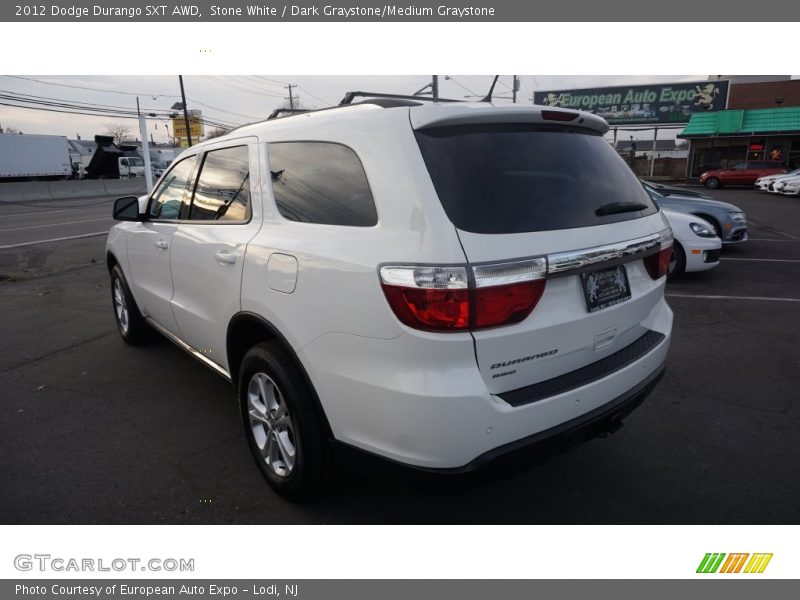 Stone White / Dark Graystone/Medium Graystone 2012 Dodge Durango SXT AWD