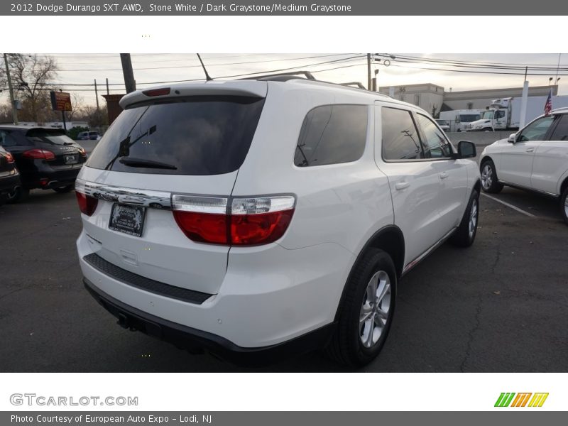 Stone White / Dark Graystone/Medium Graystone 2012 Dodge Durango SXT AWD
