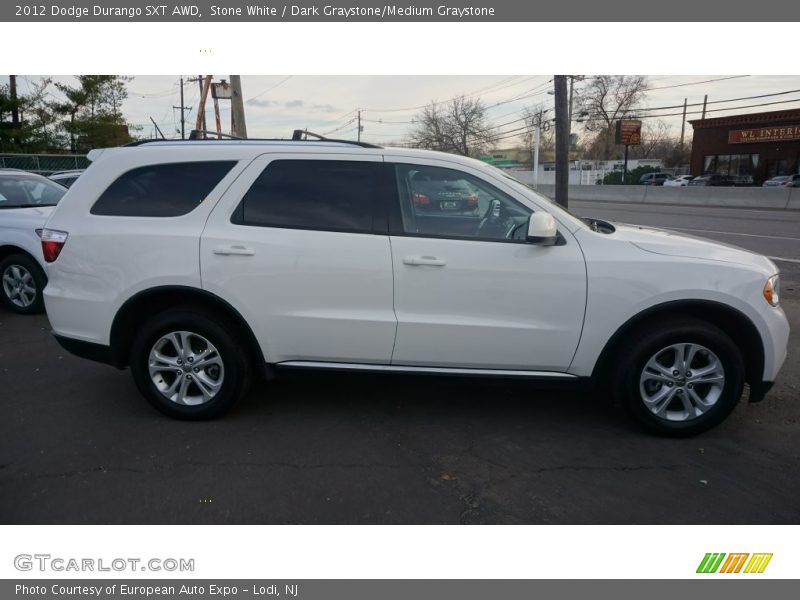 Stone White / Dark Graystone/Medium Graystone 2012 Dodge Durango SXT AWD