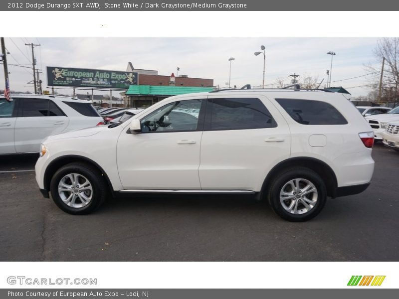 Stone White / Dark Graystone/Medium Graystone 2012 Dodge Durango SXT AWD
