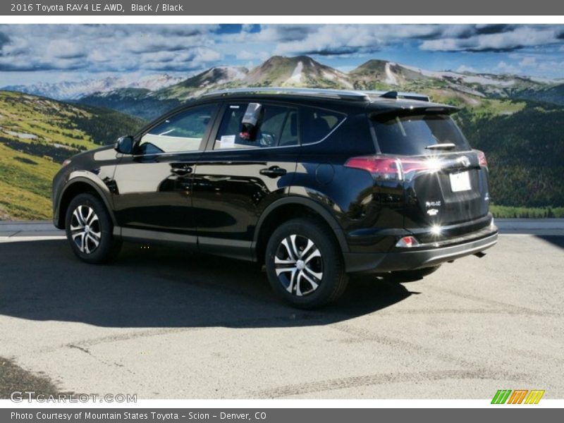 Black / Black 2016 Toyota RAV4 LE AWD