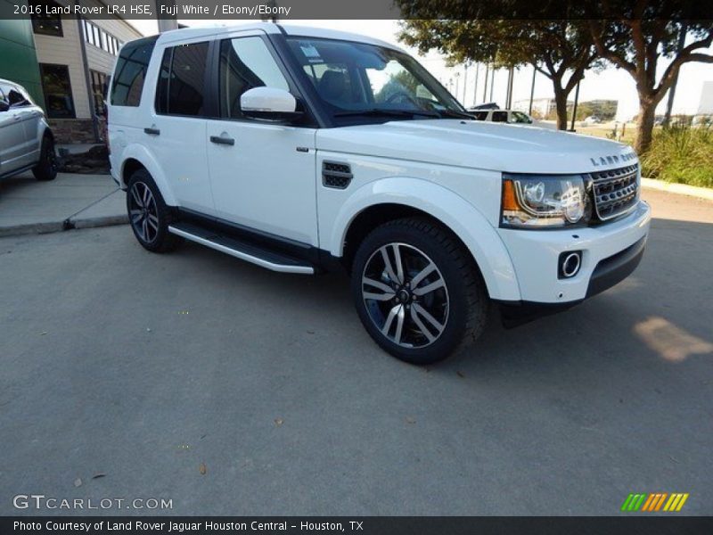 Fuji White / Ebony/Ebony 2016 Land Rover LR4 HSE