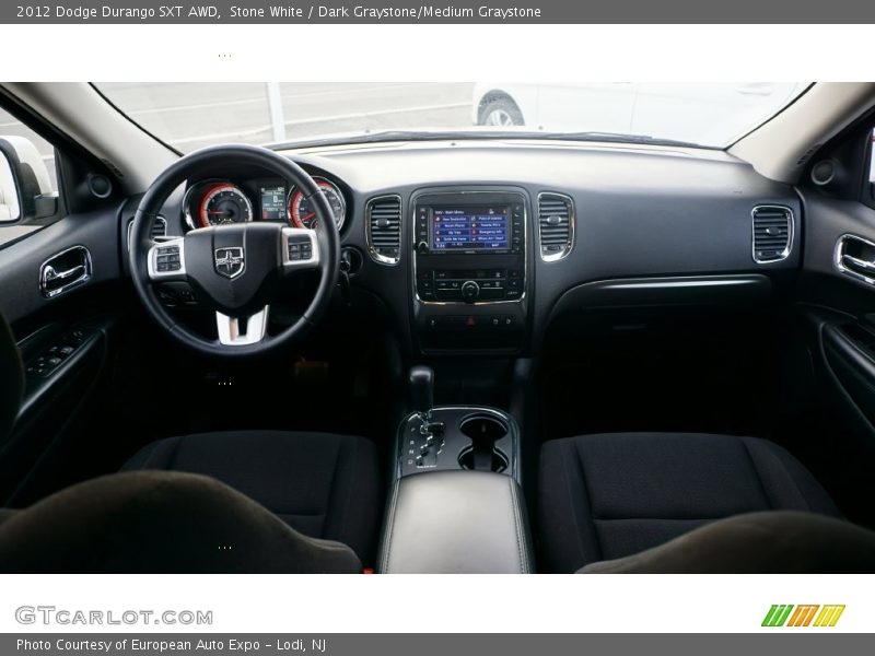 Stone White / Dark Graystone/Medium Graystone 2012 Dodge Durango SXT AWD