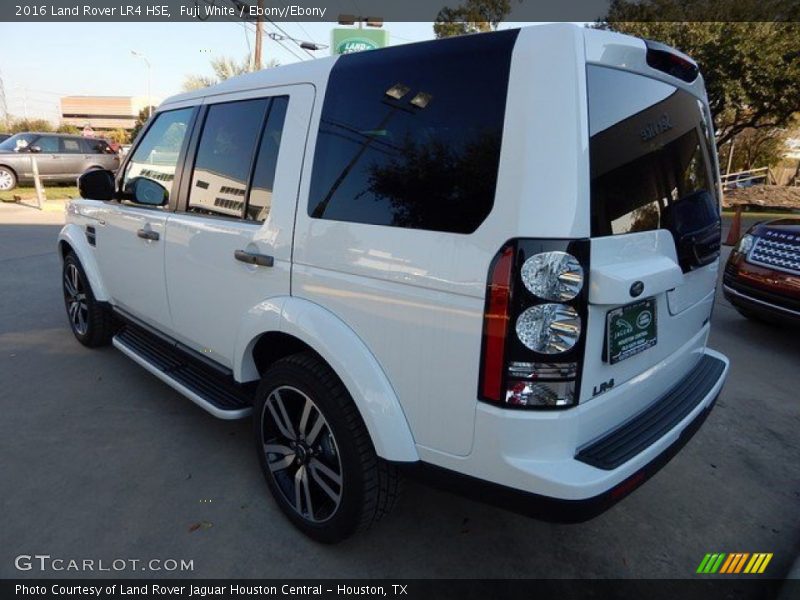 Fuji White / Ebony/Ebony 2016 Land Rover LR4 HSE