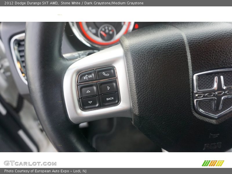 Stone White / Dark Graystone/Medium Graystone 2012 Dodge Durango SXT AWD