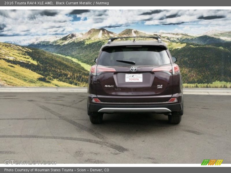 Black Currant Metallic / Nutmeg 2016 Toyota RAV4 XLE AWD