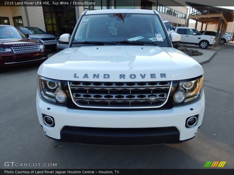 Fuji White / Ebony/Ebony 2016 Land Rover LR4 HSE