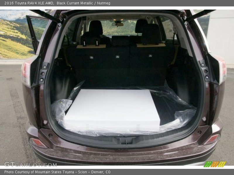 Black Currant Metallic / Nutmeg 2016 Toyota RAV4 XLE AWD