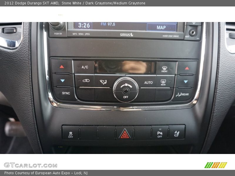 Stone White / Dark Graystone/Medium Graystone 2012 Dodge Durango SXT AWD