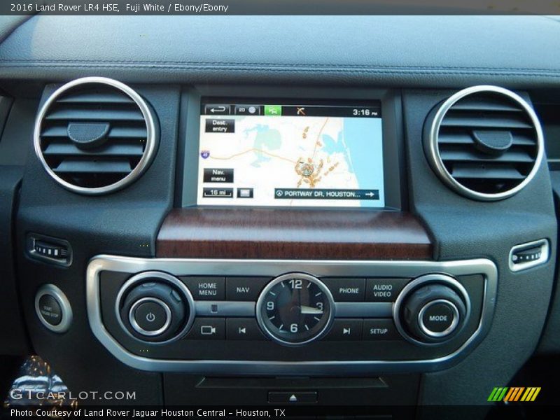 Fuji White / Ebony/Ebony 2016 Land Rover LR4 HSE