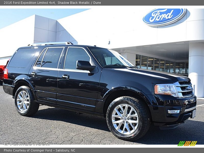 Shadow Black Metallic / Dune 2016 Ford Expedition Limited 4x4