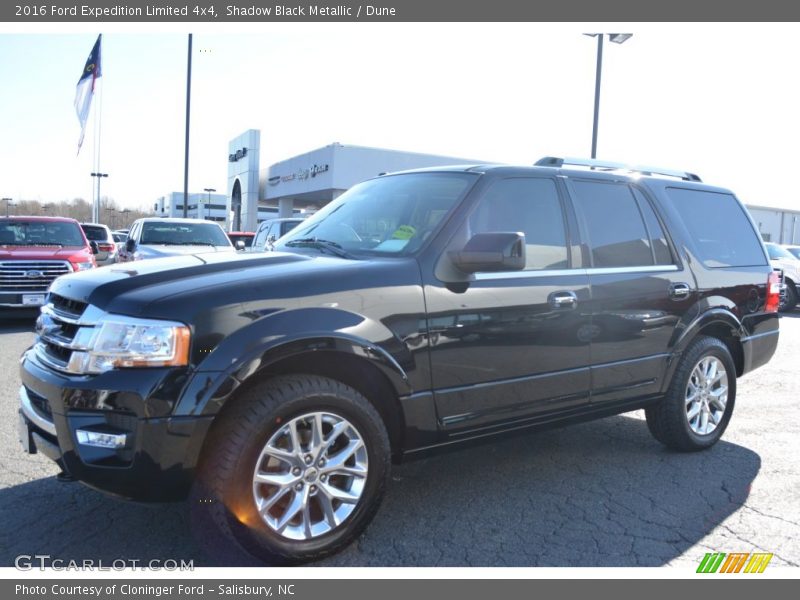 Shadow Black Metallic / Dune 2016 Ford Expedition Limited 4x4