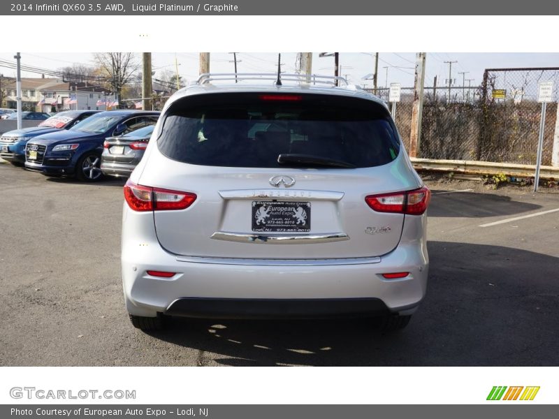 Liquid Platinum / Graphite 2014 Infiniti QX60 3.5 AWD