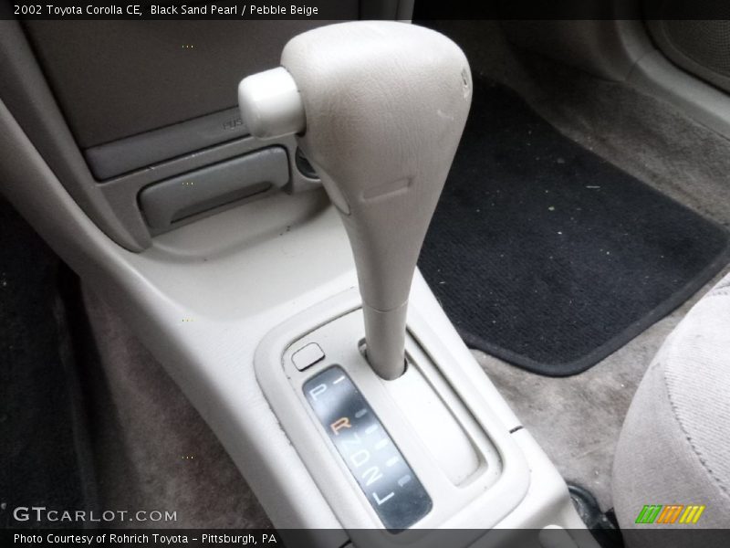 Black Sand Pearl / Pebble Beige 2002 Toyota Corolla CE