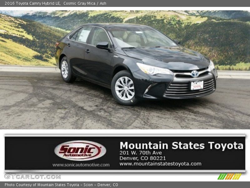 Cosmic Gray Mica / Ash 2016 Toyota Camry Hybrid LE