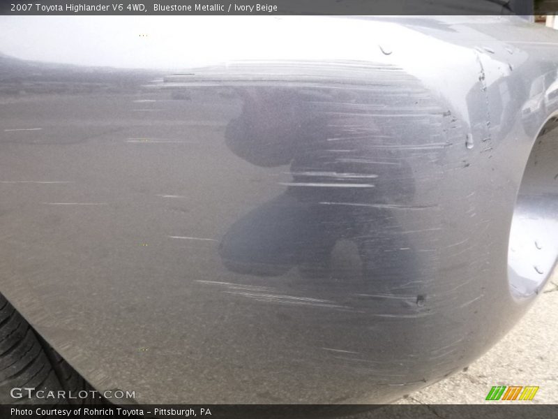 Bluestone Metallic / Ivory Beige 2007 Toyota Highlander V6 4WD