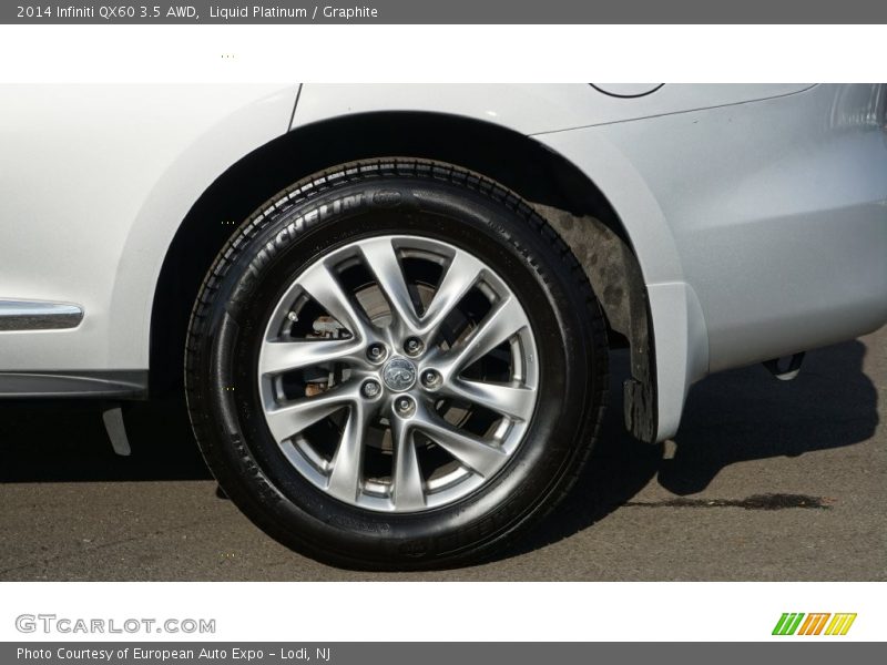 Liquid Platinum / Graphite 2014 Infiniti QX60 3.5 AWD