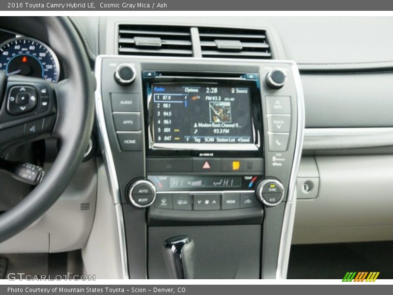 Cosmic Gray Mica / Ash 2016 Toyota Camry Hybrid LE