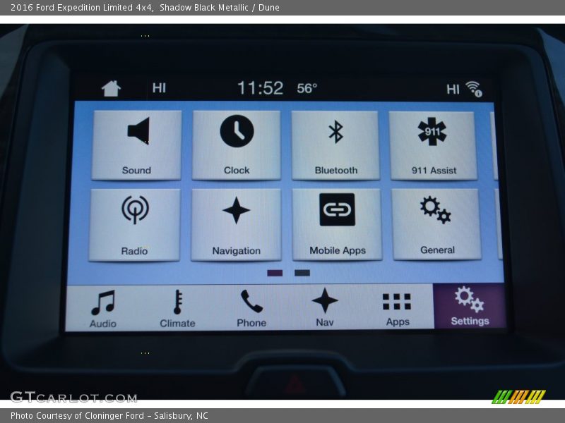 Shadow Black Metallic / Dune 2016 Ford Expedition Limited 4x4