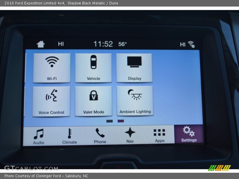 Shadow Black Metallic / Dune 2016 Ford Expedition Limited 4x4