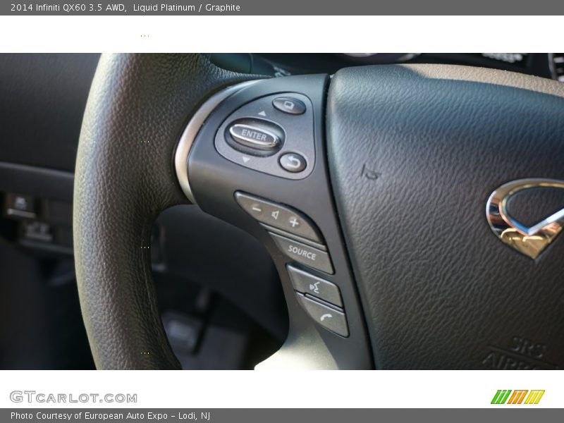Liquid Platinum / Graphite 2014 Infiniti QX60 3.5 AWD