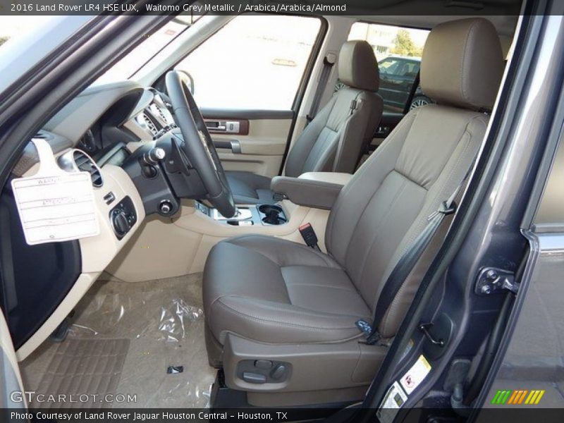 Front Seat of 2016 LR4 HSE LUX
